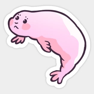 Pink Harp Seal Sticker